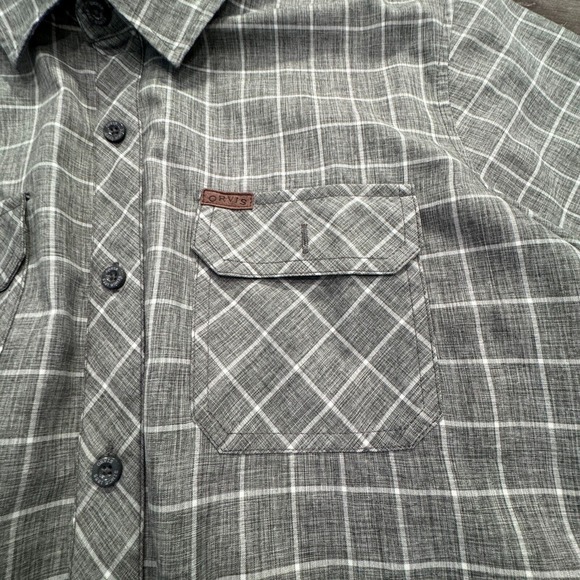 Orvis Shirt Mens Large Fishing Outdoor Short Sleeve Button Up Polyester Vented - Picture 4 of 9